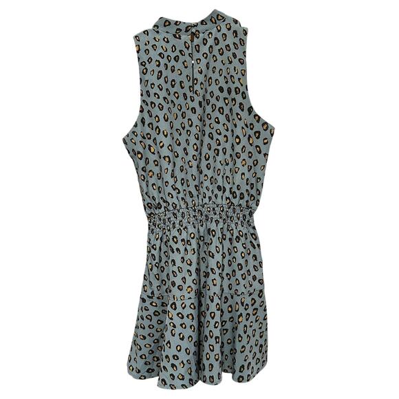 cupcakes and cashmere Sleeveless Animal Print Blue Jumper Size Small - Picture 4 of 6